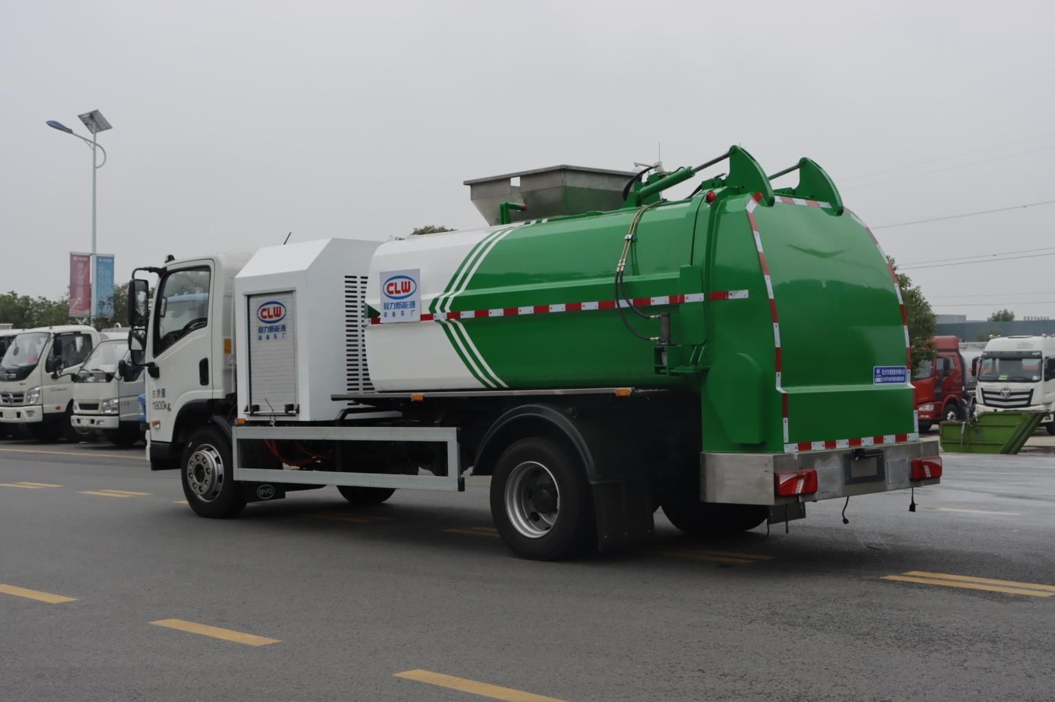 比亚迪7方纯电动餐厨垃圾车