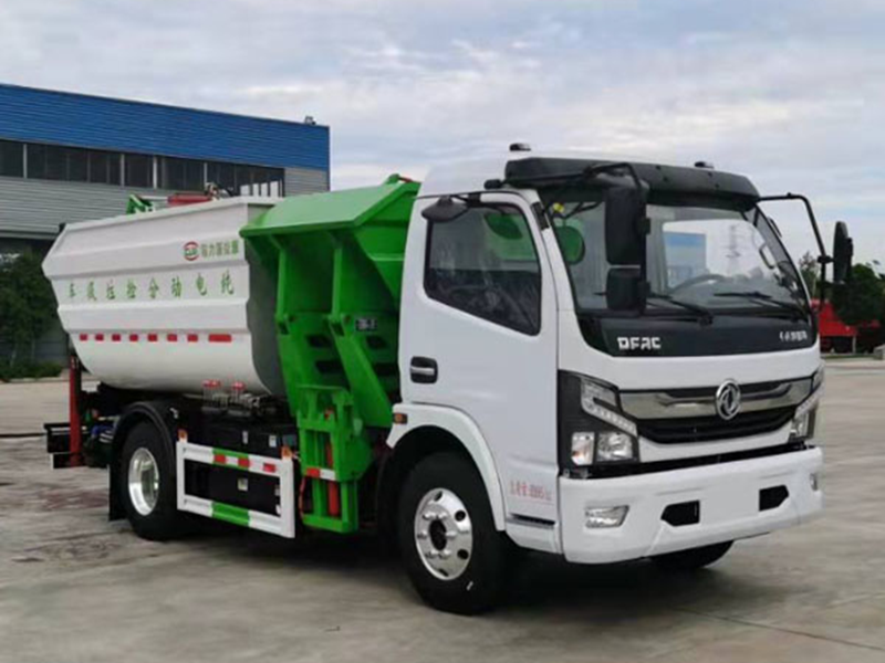 4方纯电动分捡垃圾运输车