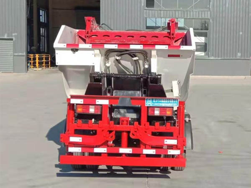 东风华神3.5方纯电动自装卸垃圾车