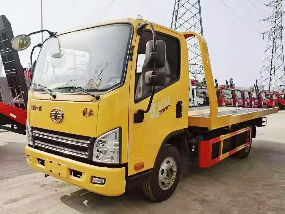 国六江淮骏铃V5蓝牌清障车