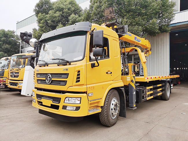 国六江淮骏铃V5蓝牌清障车