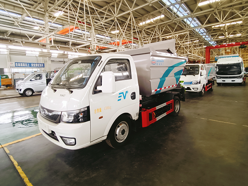 3.5方比亚迪T4纯电动自装卸垃圾车